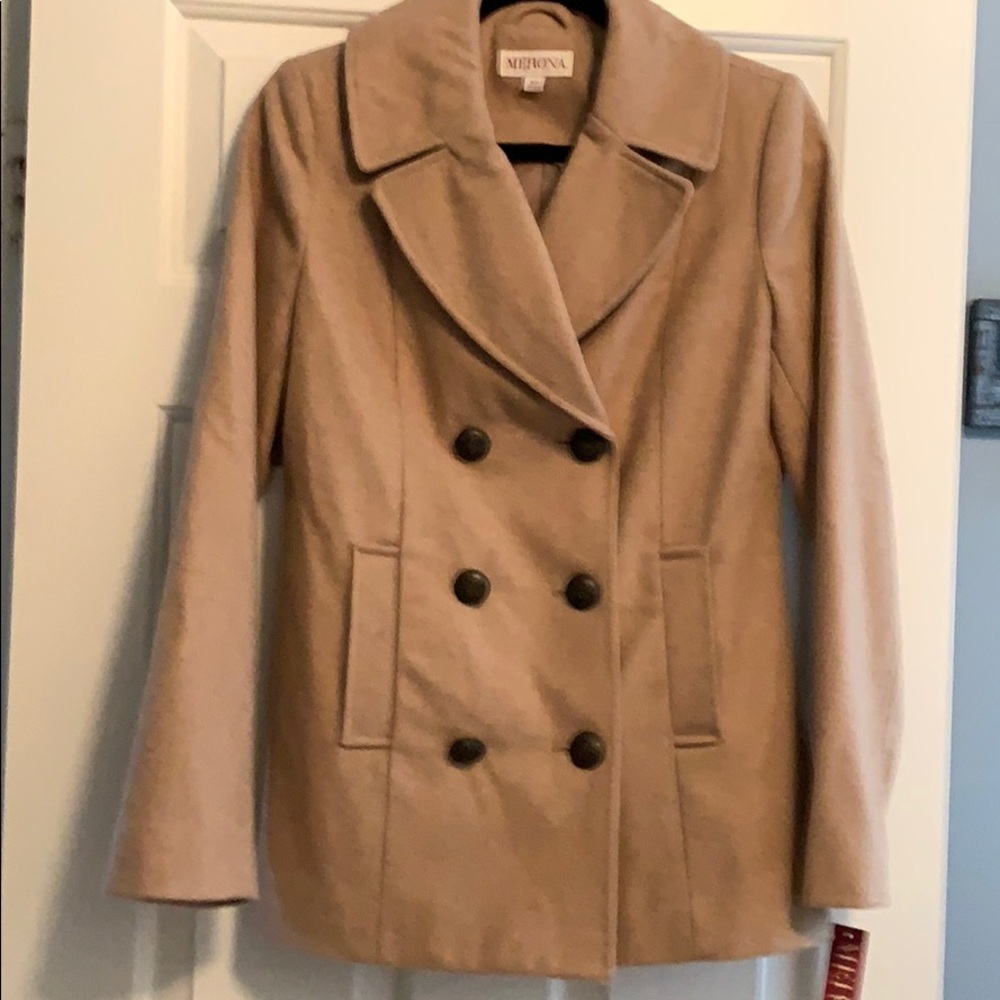 SALE❄️NWT Women’s Camel Peacoat